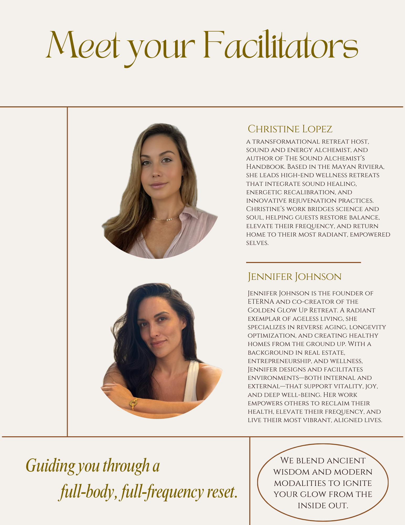 The Golden Glow Up retreat October 19-25